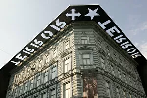 HUNGARY-Budapest: Pest- House of Terror / Human Rights Museum at former headquarters