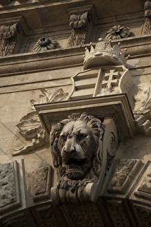 Hungary, capital city of Budapest, Buda. Castle Hill tunnel detail