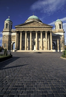 Cobble Stone Prints: Hungary, Esztergom. Esztergom Cathedral