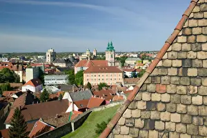 Northern Uplands Prints: HUNGARY-Northern Uplands- EGER: Morning Town View from Eger Castle