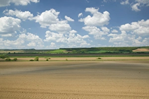 Images Dated 18th May 2004: HUNGARY-Southern Transdanubia-KOMLO: Transdanubian Farm Fields