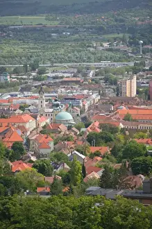 HUNGARY-Southern Transdanubia-PECS: City View from the North / Daytime