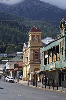 Queenstown Prints: Hunters Hotel and Post Office, Queenstown, Western Tasmania, Australia