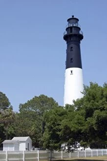 Images Dated 27th April 2007: Hunting Island Lighthouse in Hunting Island State Park, Hunting Island, South Carolina