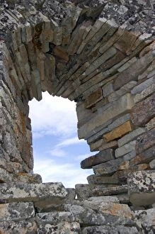 Hvalsey Church ruins, the best preserved mediaeval church in the country, Qaqortoq