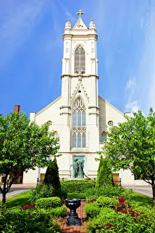IA, Dubuque, Cathedral of Saint Raphael, mother church of the Archdiocese of Dubuque