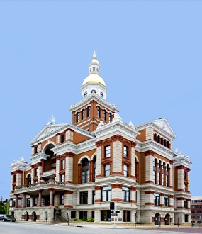 IA, Dubuque, Dubuque County Courthouse, Beaux Arts Style, constructed in 1891