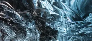 Images Dated 21st February 2015: Ice cave in the glacier Breidamerkurjoekull in Vatnajoekull National Park. europe