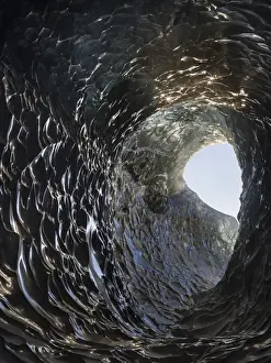Images Dated 21st February 2015: Ice cave in the glacier Breidamerkurjoekull in Vatnajoekull National Park