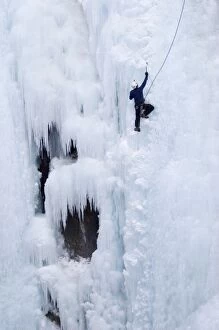 Ice climbing, Ouray, Colorado (MR)