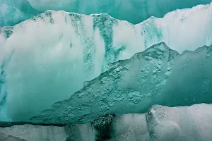 Melt Prints: Ice detail. Svalbard, Norway