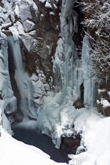 Natural Beauty Prints: Ice falls. Christine Falls, Mount Rainier National Park, Washington. US