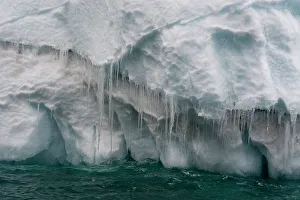 Melt Prints: Detail of an iceberg at Austfonna ice cap. Nordaustlandet, Svalbard, Norway