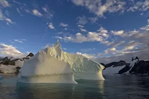 Images Dated 8th February 2007: iceberg floating off the western Antarctic peninsula, Antarctica, Southern Ocean