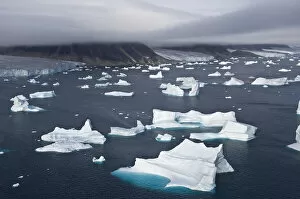Images Dated 22nd August 2007: Icebergs Cape York Greenland