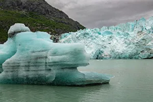 Glacier Bay Prints: Icebergs from Margerie Glacier slowly melt into Glacier Bay
