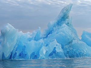 King Christian Ix Land Prints: Icebergs northeast of Isertoq near Tasiilaq close to Sermilik (Sermiligaaq)