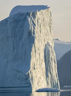 Images Dated 2017 August: Icebergs in the Uummannaq fjord system, northwest Greenland, Denmark