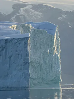 Images Dated 2017 August: Icebergs in the Uummannaq fjord system, northwest Greenland, Denmark