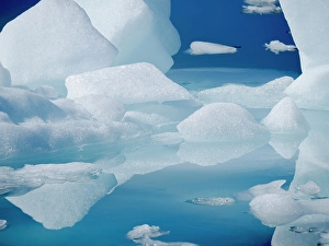 North Greenland Prints: Icebergs in the Uummannaq Fjord System, northwest Greenland, Kingdom of Denmark