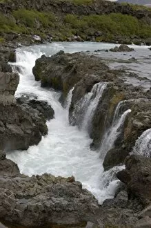 Iceland, Barnafoss waterfall