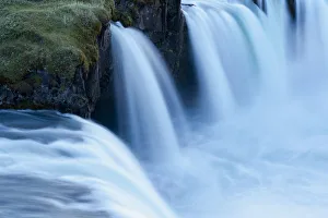 Powerful Prints: Iceland, Godafoss Waterfall. Some of the small falls on the edges of the main fall