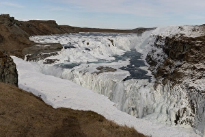 Images Dated 16th January 2024: Iceland, Gullfoss Falls (Golden Falls)