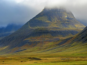 Haukadalur Prints: Iceland. Haukadalur in Dyrafjordur during autumn