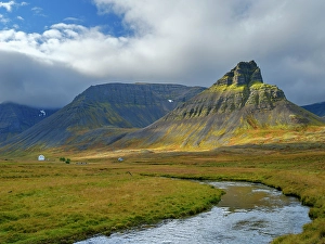 Vestfirdir Prints: Iceland. Keldudalur and Gjalpardalur in Dyrafjordur during autumn