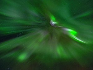 Northern Lights Prints: Iceland. Northern Lights over Isafjordur, the capital of the Westfjords during autumn