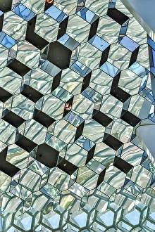 Images Dated 16th January 2024: Iceland, Reykjavik. The concert hall Harpa