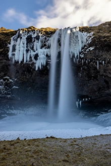 Images Dated 16th January 2024: Iceland, Seljalandsfoss Waterfall