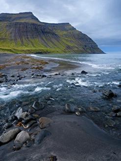 Vestfirdir Prints: Iceland. Skalavik near Bolungarvik during autumn