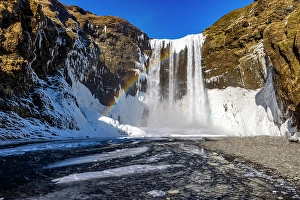 Images Dated 16th January 2024: Iceland, Skogafoss Falls