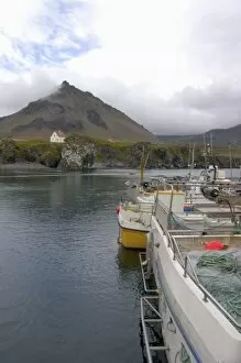 Iceland, Snaefellsnes Peninsula, Anarstapi fishing village