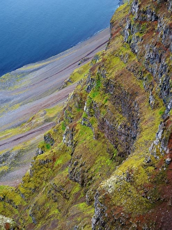 Vestfirdir Prints: Iceland. View from Bolafjall near Bolungarvik during autumn