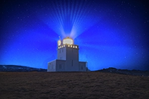 Lookout Prints: Iceland, Vik. Dyrholaey Lighthouse