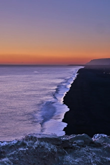 Images Dated 16th January 2024: Iceland, Vik. Dyrholaey Lighthouse grounds