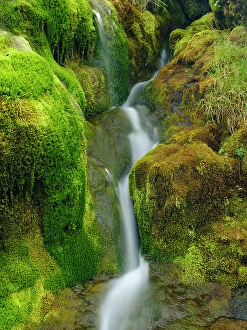 Northern Europe Prints: Iceland. Waterfall Dynjandi in Borgarfjordur during autumn