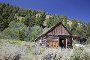 Images Dated 28th July 2011: ID, Custer, (1880s gold mining town) Miners Cabin