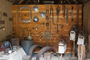 Images Dated 30th July 2011: ID, Custer, (1880s gold mining town) Tansportation shed