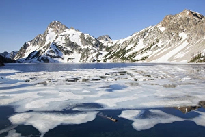 Sawtooth Range Prints: ID, Sawtooth Wilderness, Sawtooth Lake and Mount Regan