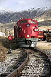 Idaho Northern and Pacific train in Horseshoe Bend, Idaho