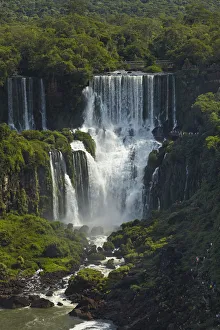 Hiking Prints: Iguazu Falls, Argentina, seen from Brazil side