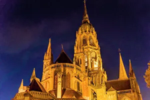 Illuminated Prints: Illuminated, Bayeux Cathedral, Bayeux