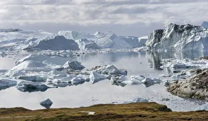 Images Dated 2017 August: Ilulissat Icefjord also called kangia or Ilulissat Kangerlua