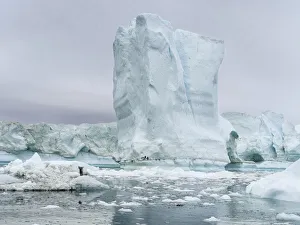 Ilulissat Icefjord at Disko Bay, Greenland, Danish Territory