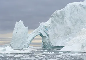 Ilulissat Icefjord at Disko Bay, Greenland, Danish Territory