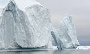 Ilulissat Icefjord at Disko Bay, Greenland, Danish Territory