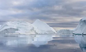 Ilulissat Icefjord, a UNESCO World Heritage Site, also called kangia or Ilulissat